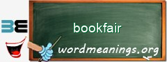 WordMeaning blackboard for bookfair